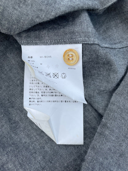 AD2002 Comme Des Garçons Cuba Painted Grey Button Up