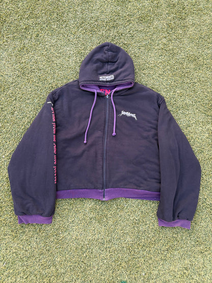 AW17 Vetements Eleven Inch Gun Club/Total F*cking Darkness Reversible Padded Cotton Bomber Jacket