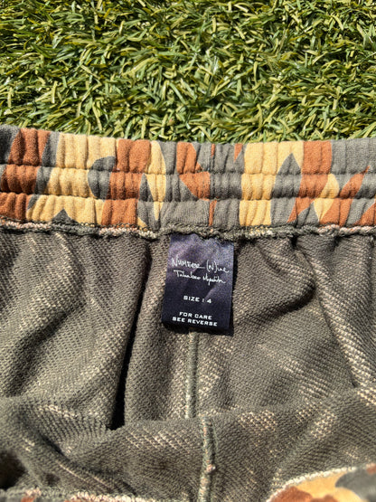 AW04 “Give Peace A Chance” - Number (N)ine Sun Tanned Tribal Camo Shorts