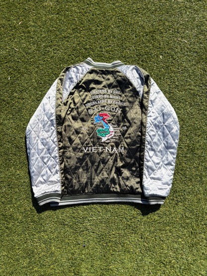 Hysteric Glamour ‘Vietnam’ Souvenir Reversible Velour Bomber Jacket 🇻🇳