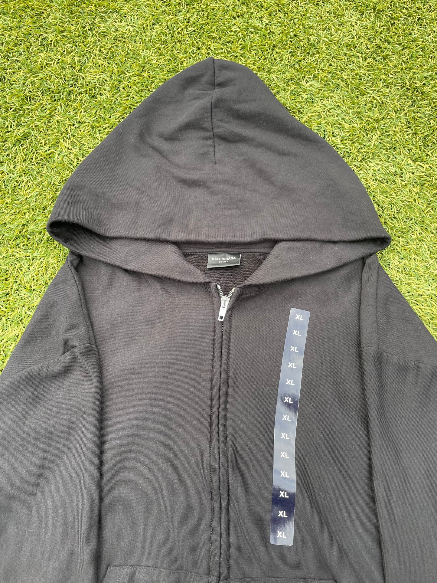 AW22 “360°“ - Balenciaga Sticker Zip Up Hoodie