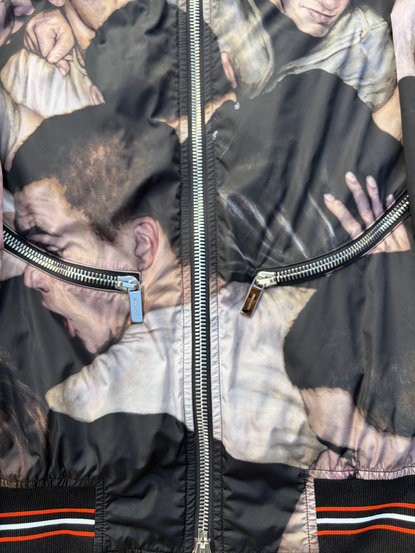 AW17 Dior By Kris Van Assche ‘Dan Witz’ Moshpit Nylon Bomber Jacket