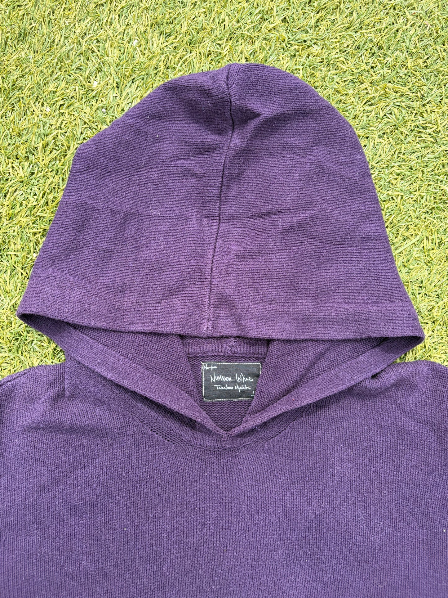 AW03 “Touch Me I’m Sick” - Number (N)ine Thermal Knit Hybrid Hoodie