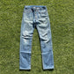 AW06 Dior Homme By Hedi Slimane Green Waxed Luster Clawmark Denim