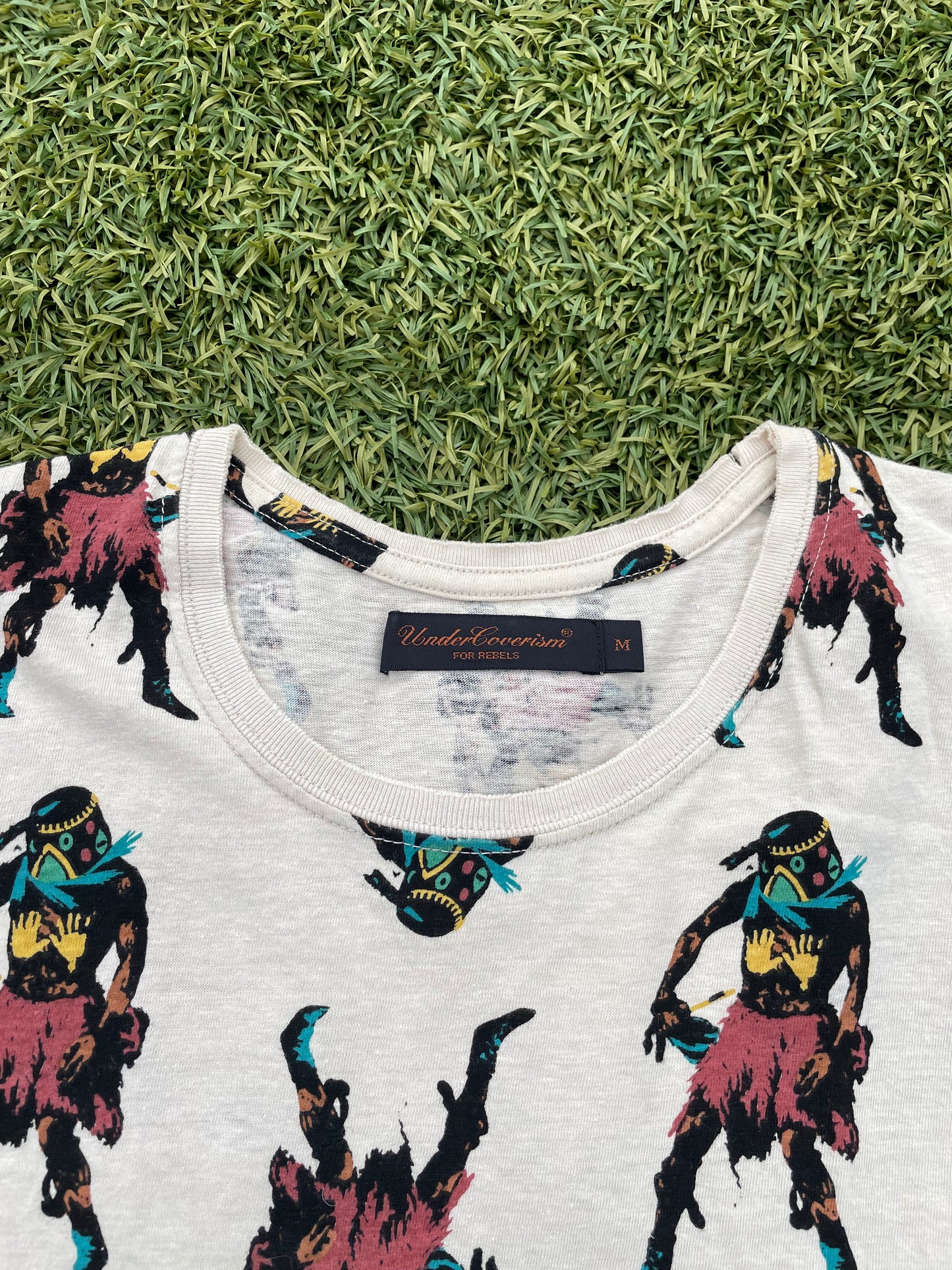 SS03 “Scab” - Undercover All Over Print Ethnic Figure Sleeveless Tank Top