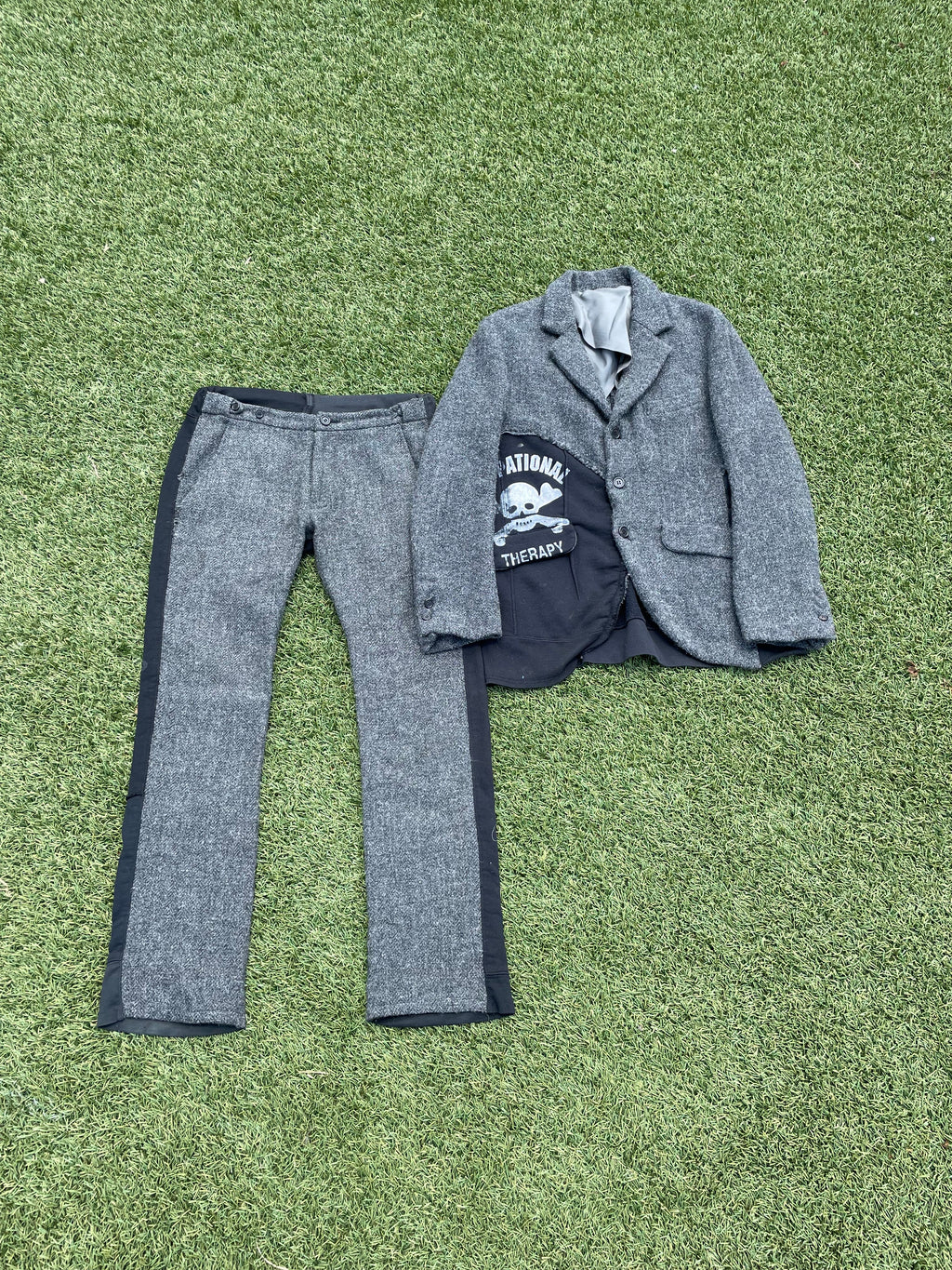 AW03 “Paperdoll” - Undercover Wool Hybrid Suit