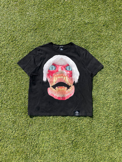 1/50 S.R. Studio By Sterling Ruby White Haired Red Skull T-Shirt