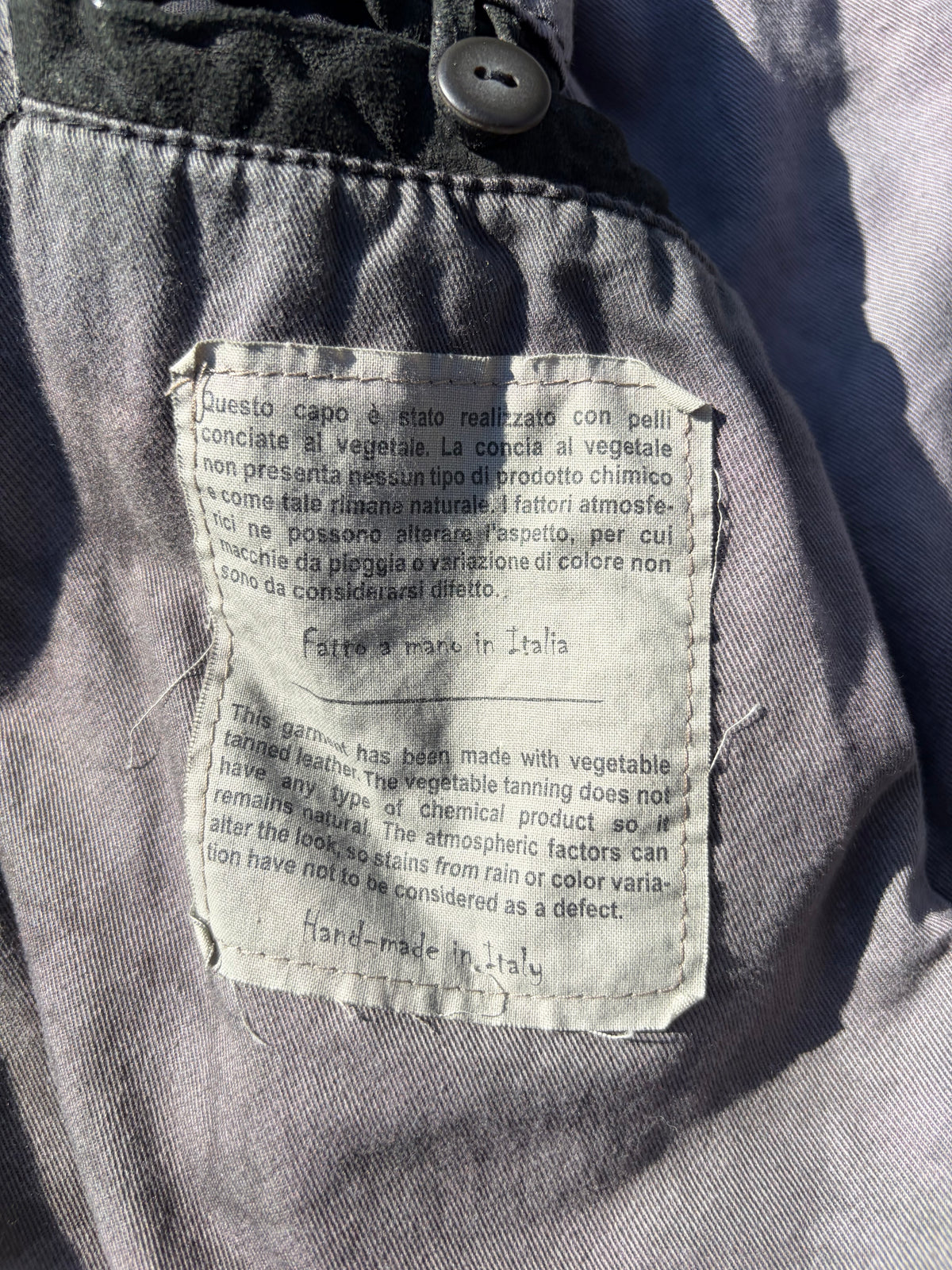 Giorgio Brato Dyed Suede Italian Moto Leather Jacket