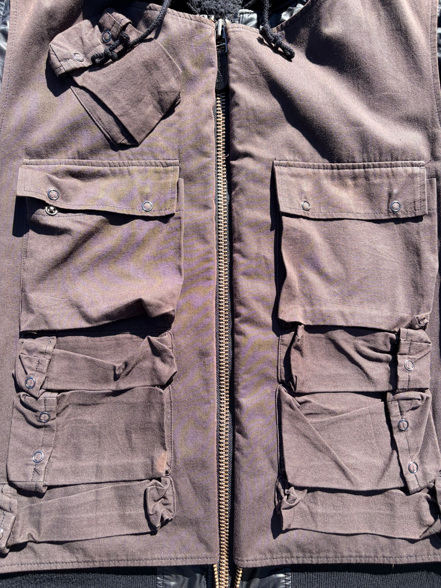 AW06/07 Undercover Vandalize Cargo Nylon Bomber Jacket