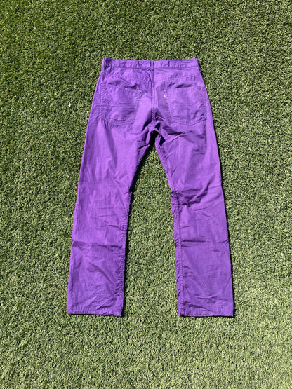 AD2001 Junya Watanabe X Levi’s Poem Purple Trousers