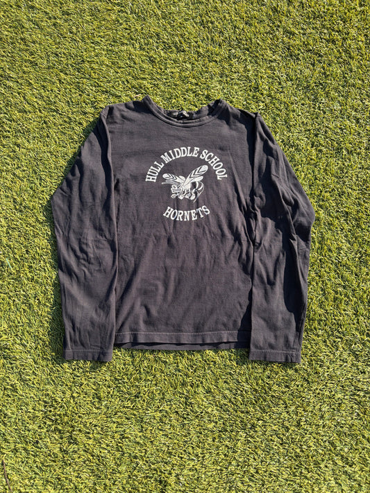 AD2010 Junya Watanabe “Hulls Middle School” Black Long Sleeve