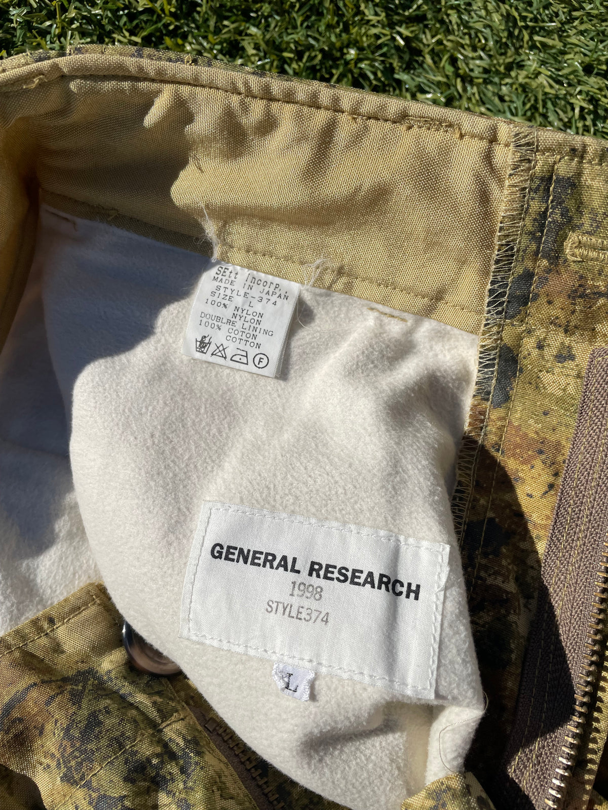 SS1998 General Research ‘Parasite’ Camouflage Military Nylon Pant