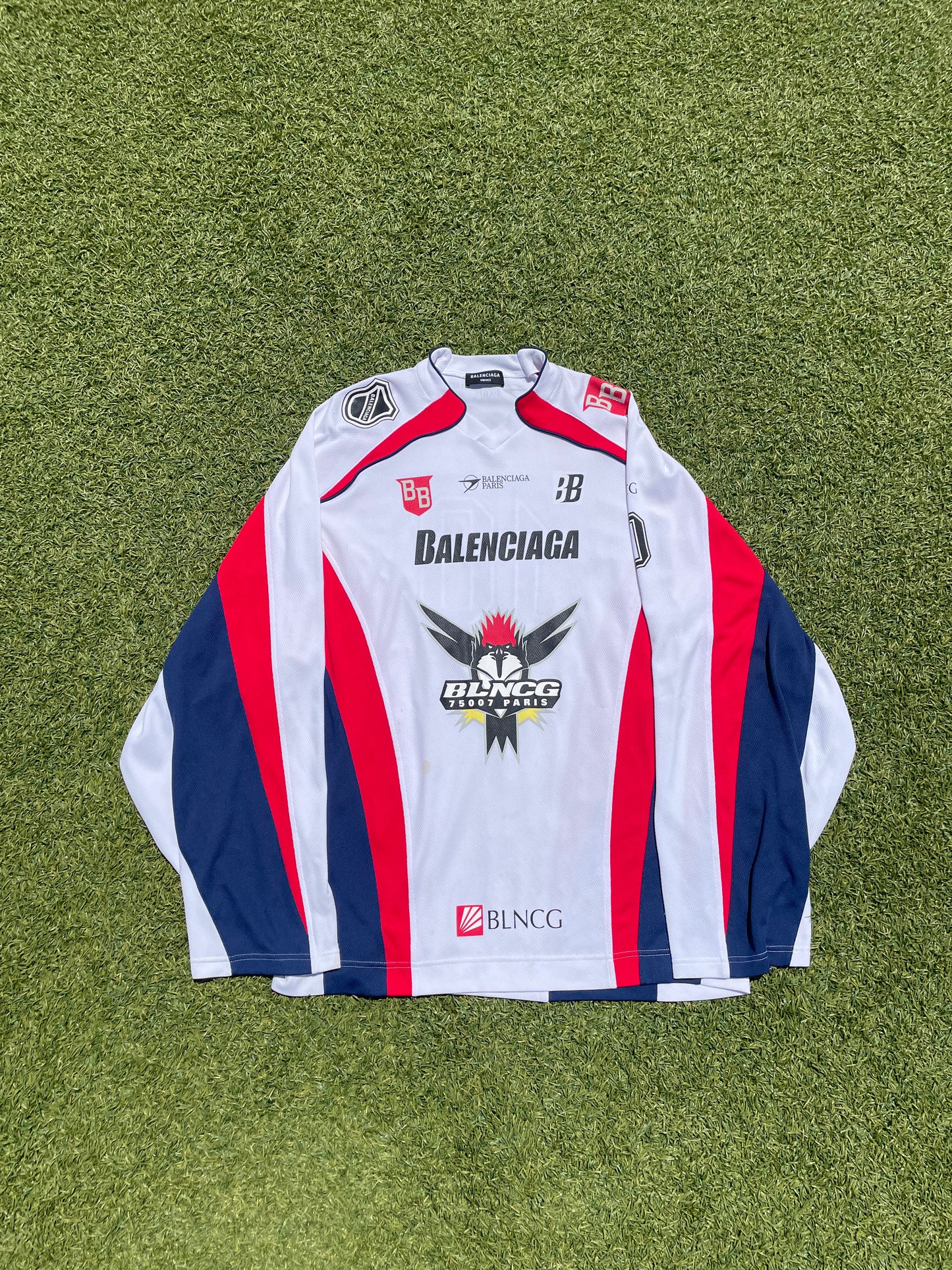 SS20 Balenciaga White Hockey Logo Set 🏒