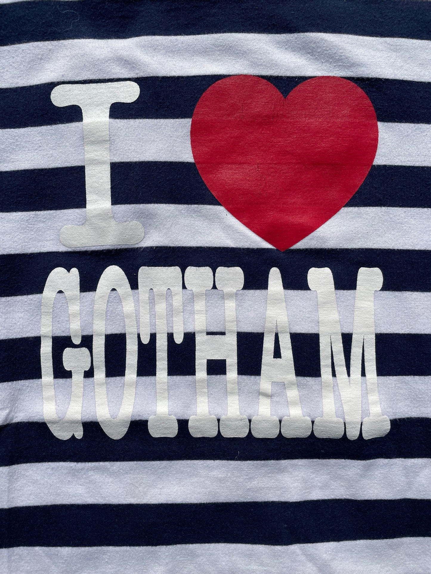 Number (N)ine “I Love Gotham” Stripe T-Shirt
