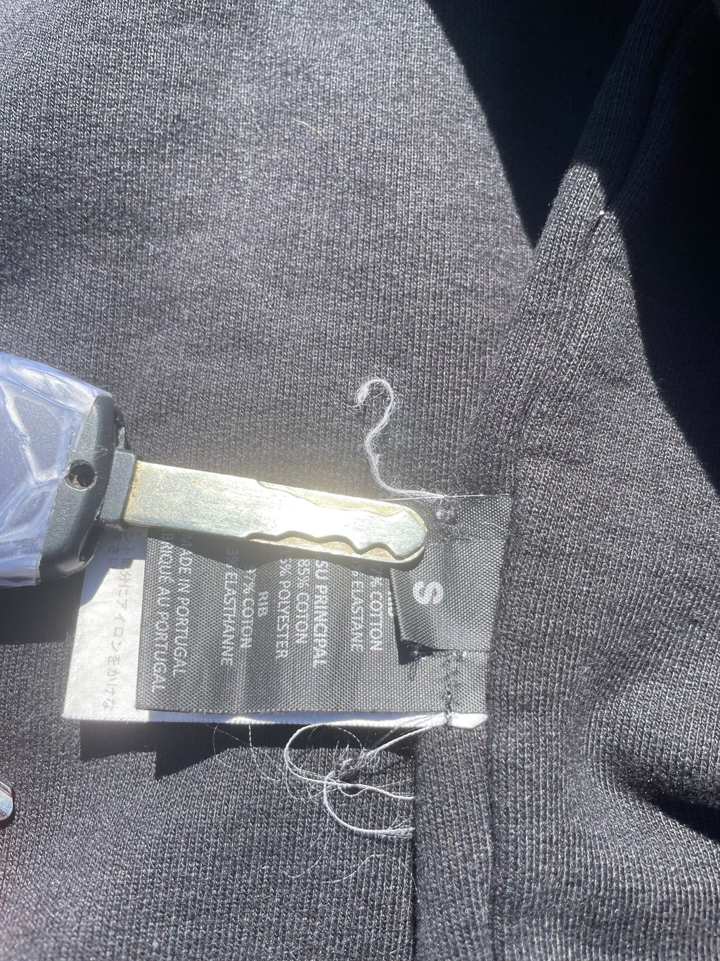 AW18 Vetements Inside Out Shark Zip Up Hoodie