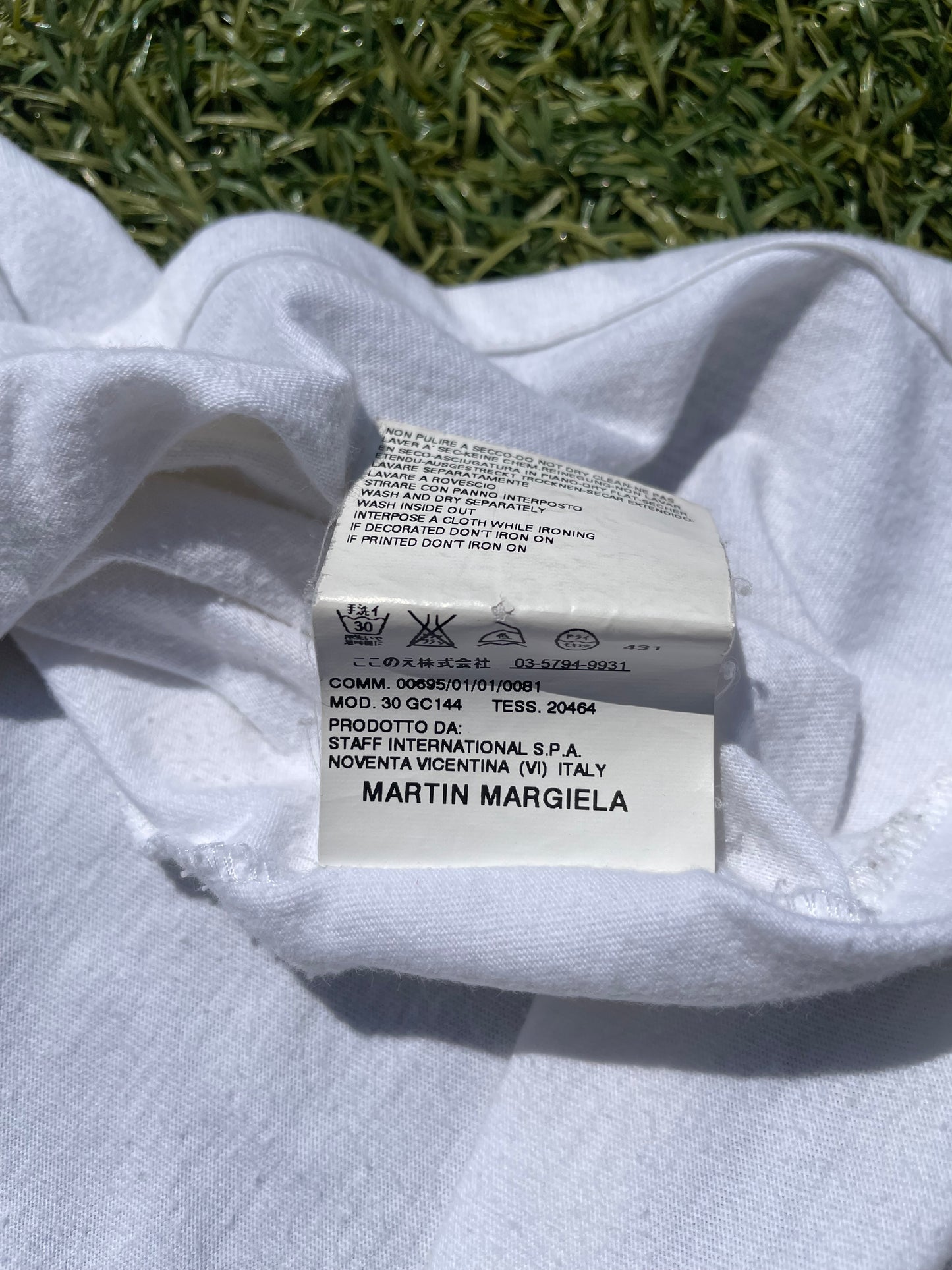 SS08 Maison Margiela Target Practice Tank Top 🎯