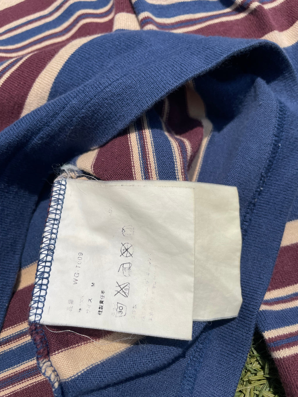 AW2002 Junya Watanabe “Greenwich Pigs” Stripe Long Sleeve