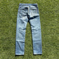 AW06 Dior Homme By Hedi Slimane Green Waxed Luster Clawmark Denim