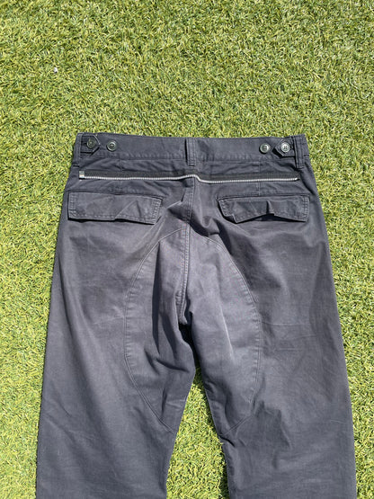 SS06 “T” - Undercover Convertible Utility Cargo Hybrid  Distressed Denim