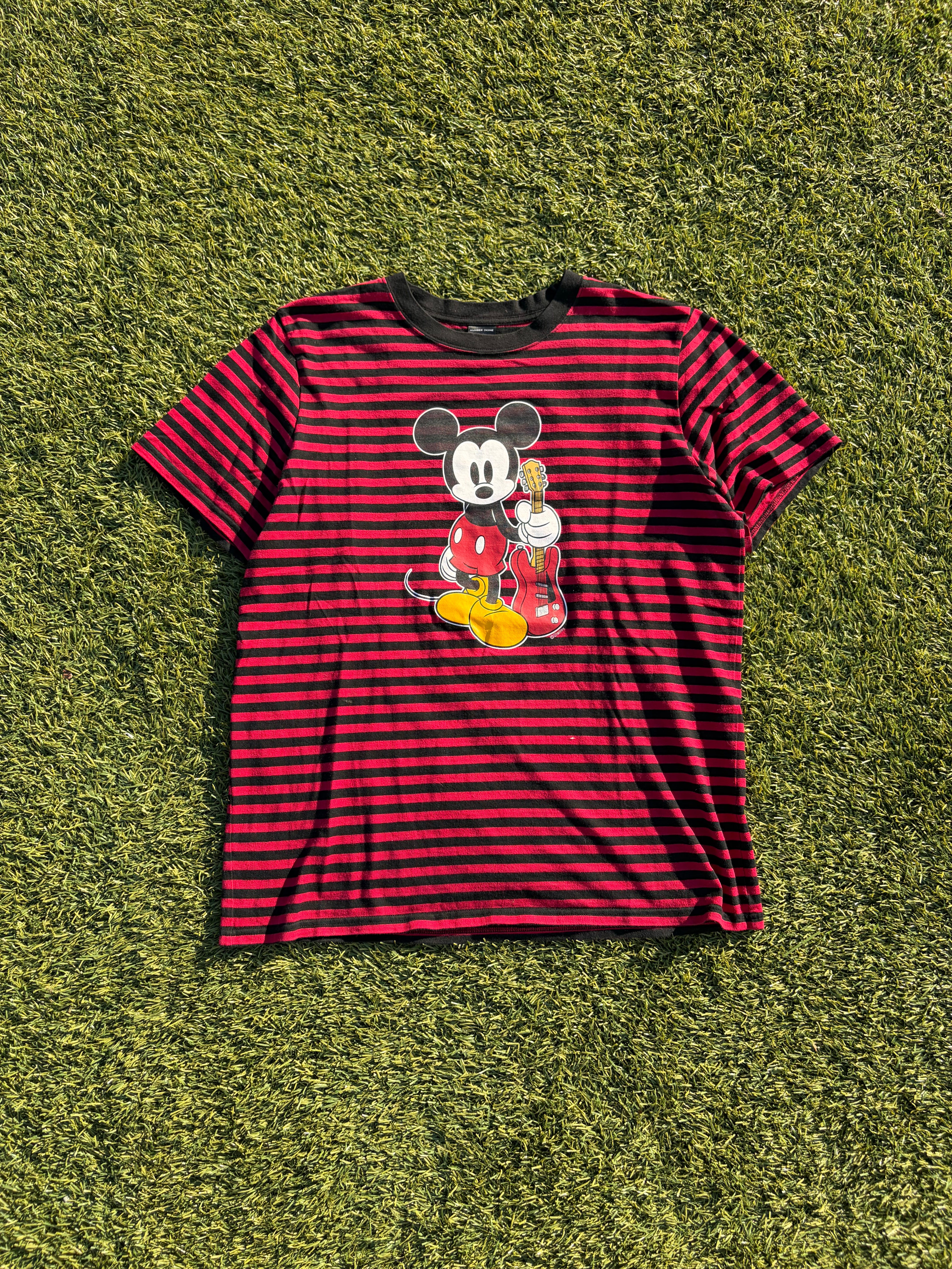 Number (N)ine Mickey Mouse Red Stripe T-Shirt – RWNDBCKWRDS