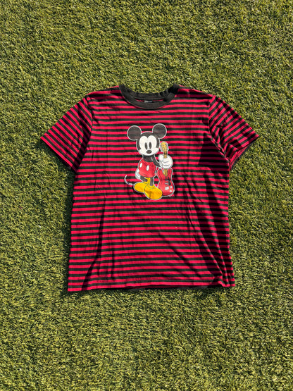 Number (N)ine Mickey Mouse Red Stripe T-Shirt