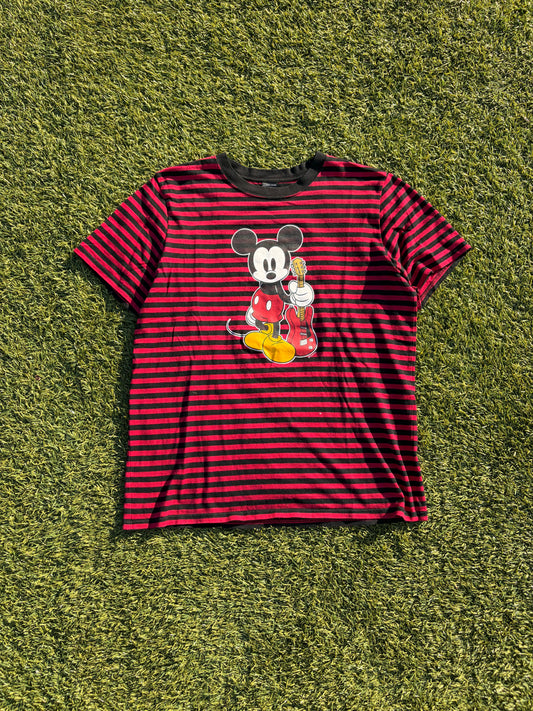 Number (N)ine Mickey Mouse Red Stripe T-Shirt