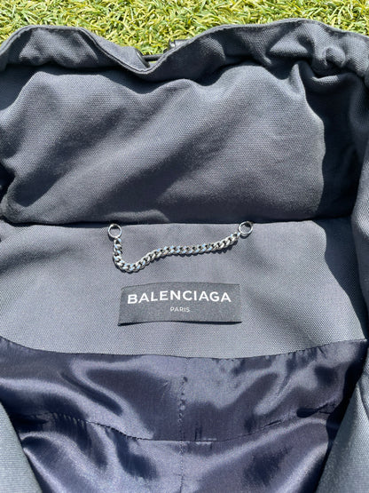 AW17 Balenciaga C-Shape Grey Campaign Parka Jacket