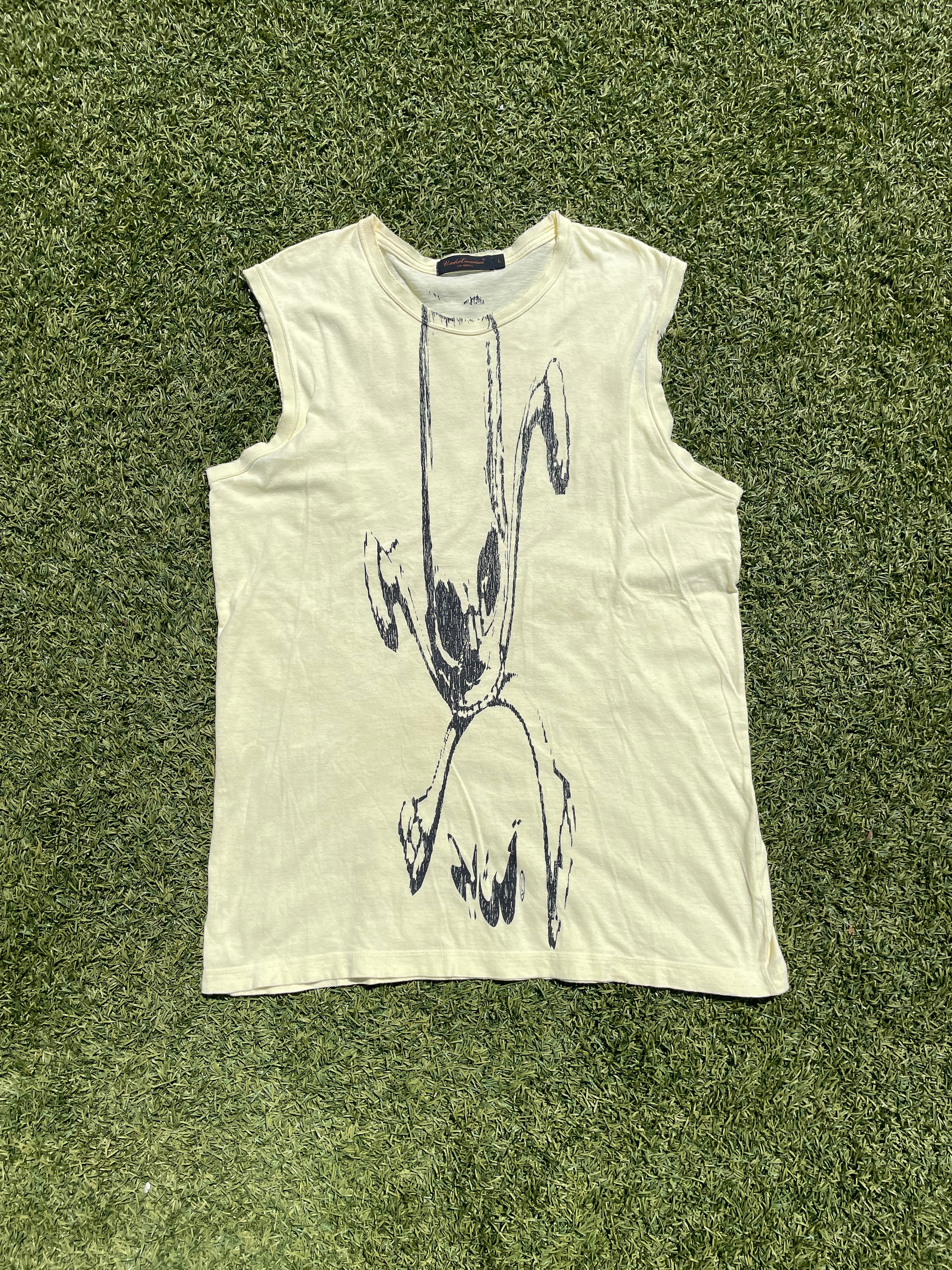 SS04 “Languid” - Undercover Arabic Skull Sleeveless Tank Top