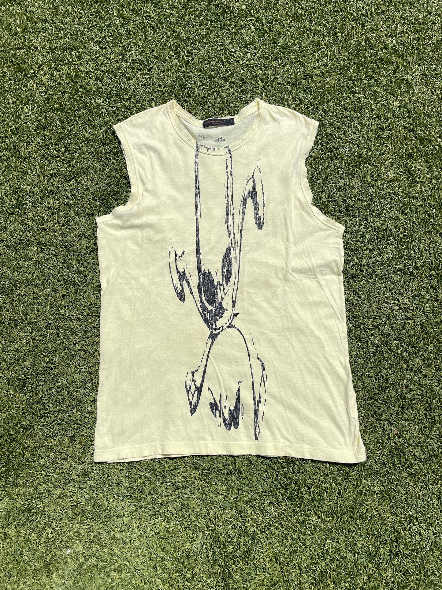 SS04 “Languid” - Undercover Arabic Skull Sleeveless Tank Top