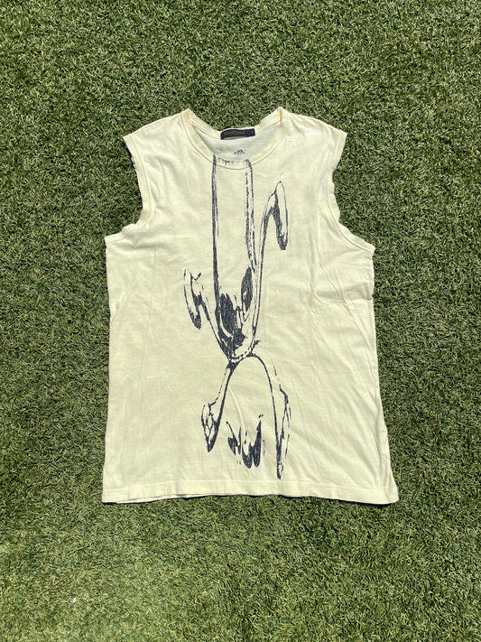 SS04 “Languid” - Undercover Arabic Skull Sleeveless Tank Top