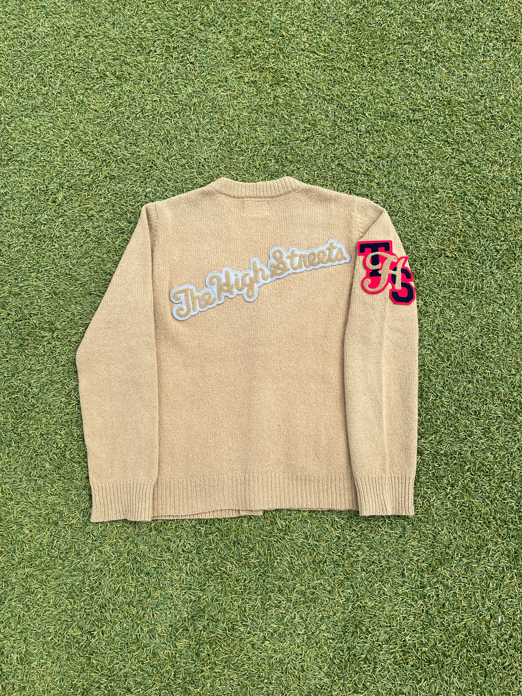 AW05 “The High Streets” - Number (N)ine Patchwork Wool Cardigan