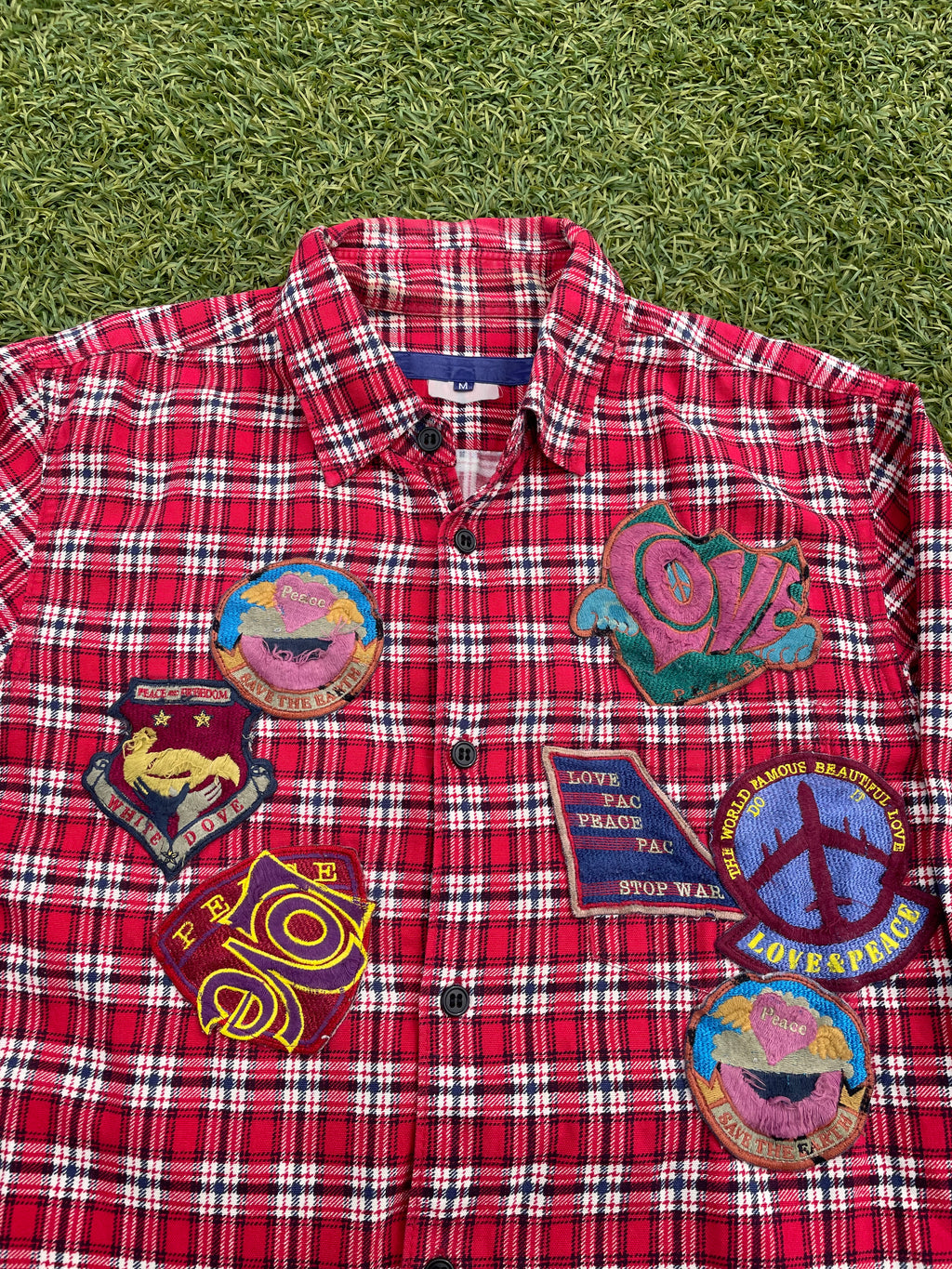 AD2006 Junya Watanabe Patchwork Red Picnic Flannel