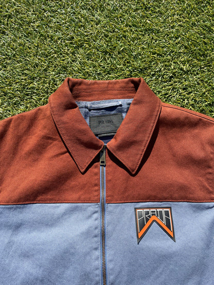 SS19 Prada Logo Patch Work Jacket