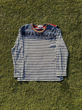 AD2010 Comme Des Garçons Edited Stripe Nordic Knit Long Sleeve