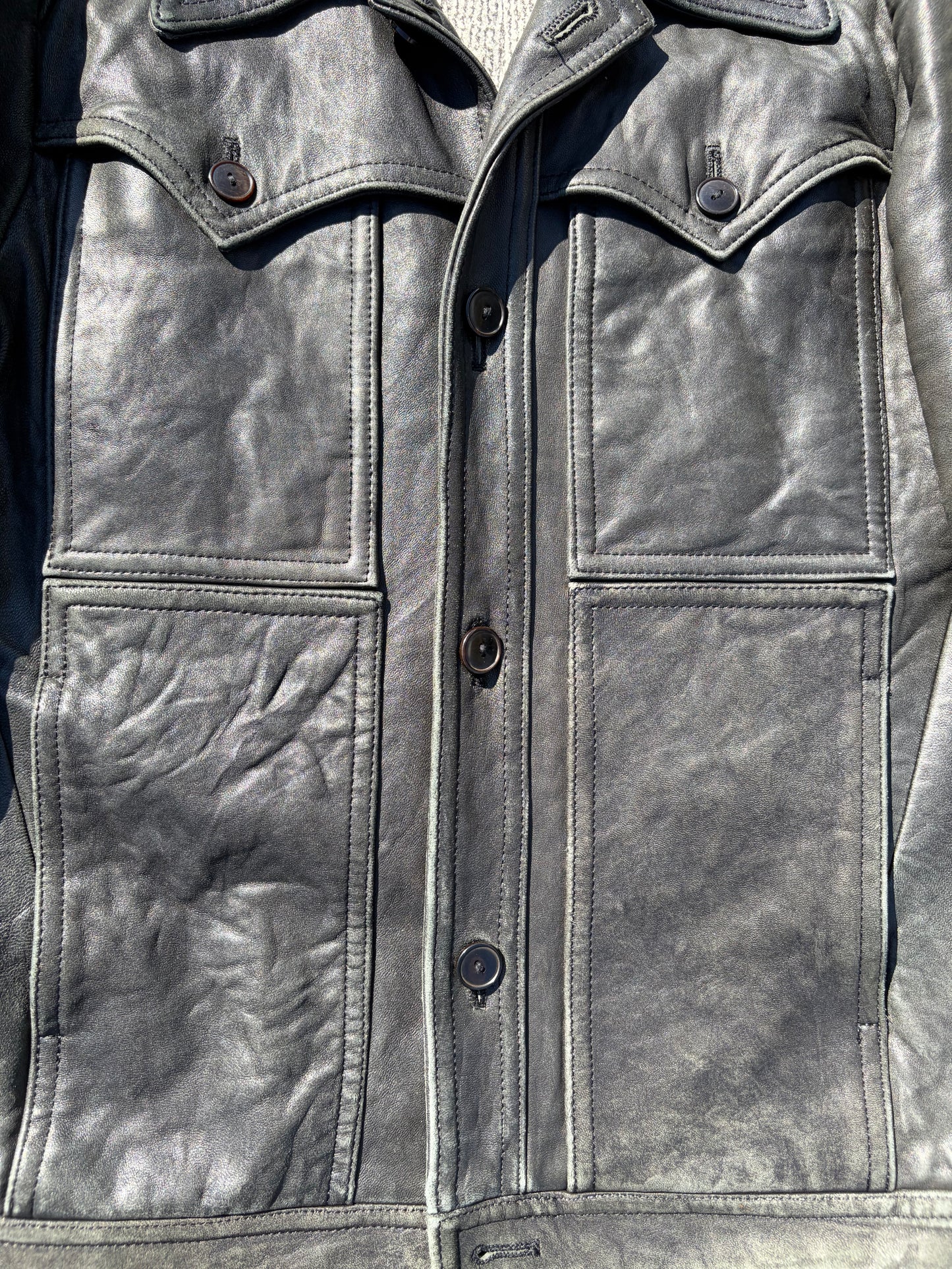 AW07 “Love God Murder” - Number (N)ine Western Leather Jacket