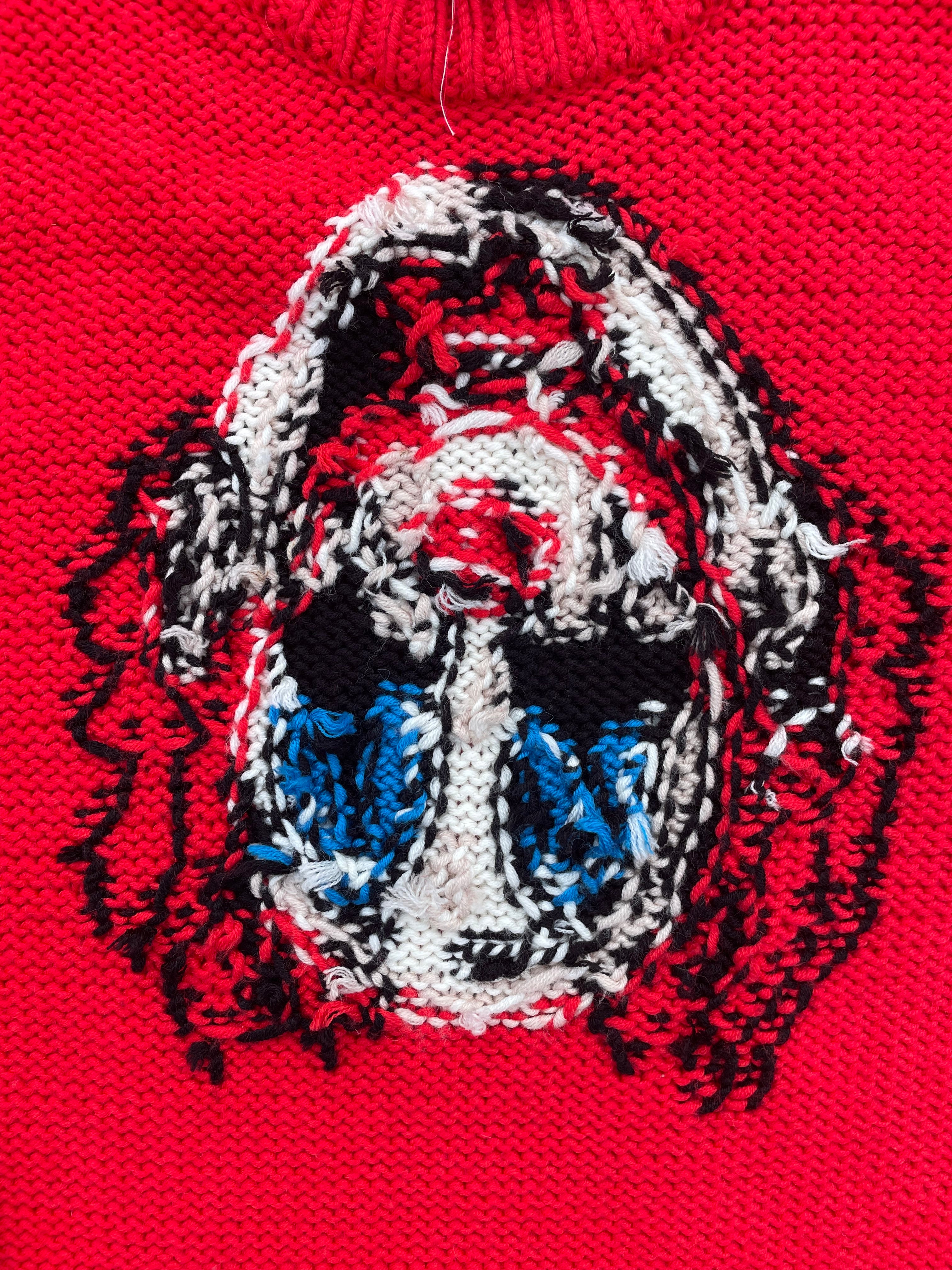 FW20 Doublet Inside Out Clown Hand-Knit Sweater 🤡 – rwndbckwrds