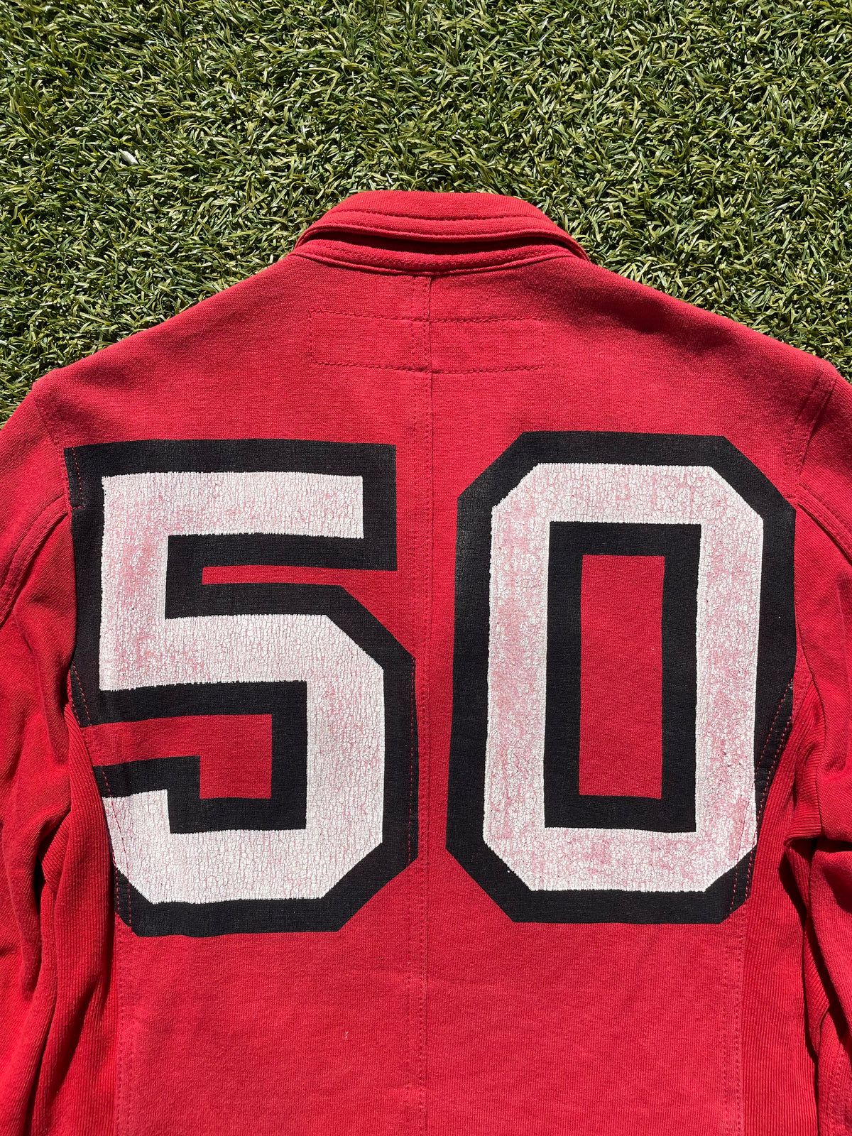 AD2006 Junya Watanabe Arkansas Football Collegiate Cotton Blazer