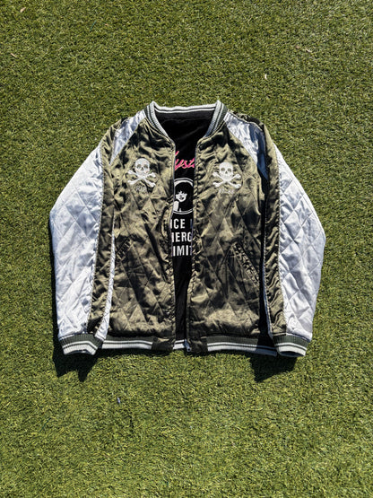 Hysteric Glamour ‘Vietnam’ Souvenir Reversible Velour Bomber Jacket 🇻🇳