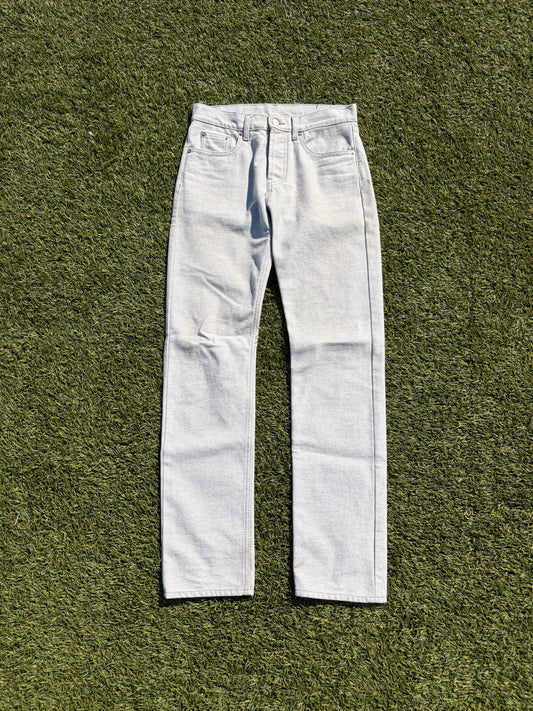 SS21 Maison Margiela Artisanal White Canvas Denim