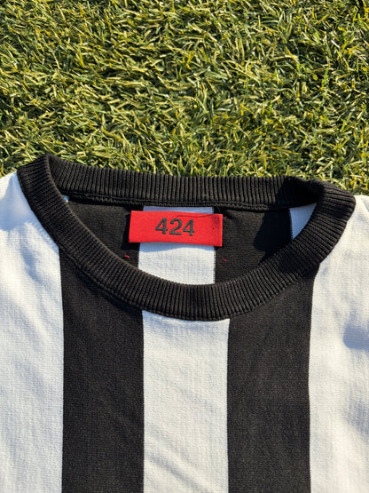 424 By Guillermo Andrade Jesus Vertical Stripe Soccer Long Sleeve