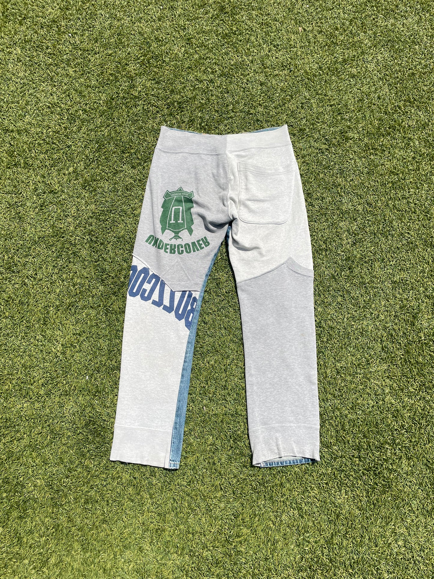 AW02 “Witch Cells Division” - Undercover ‘Immadtoo’ Hybrid Lightwash Distressed Denim