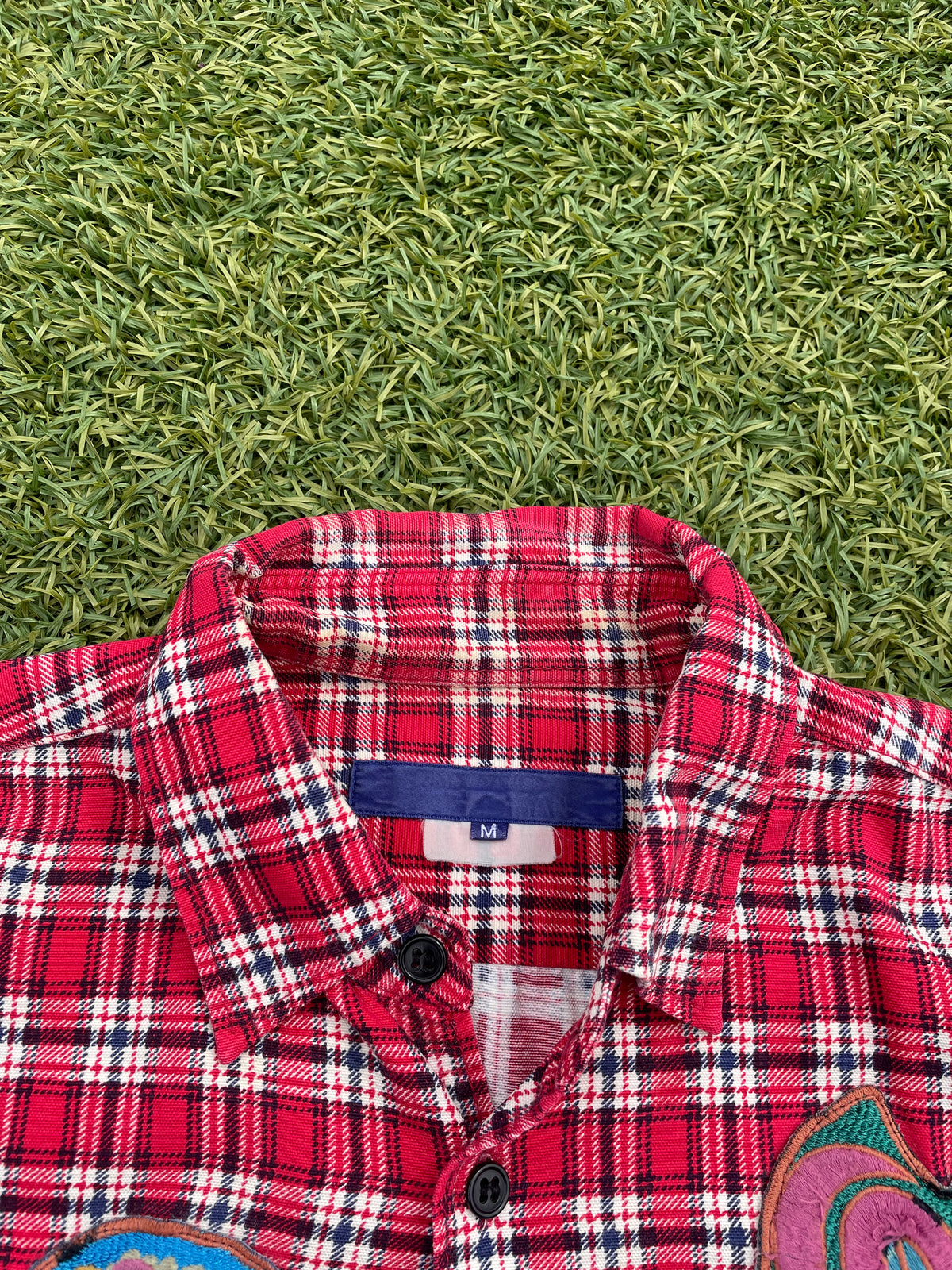 AD2006 Junya Watanabe Patchwork Red Picnic Flannel