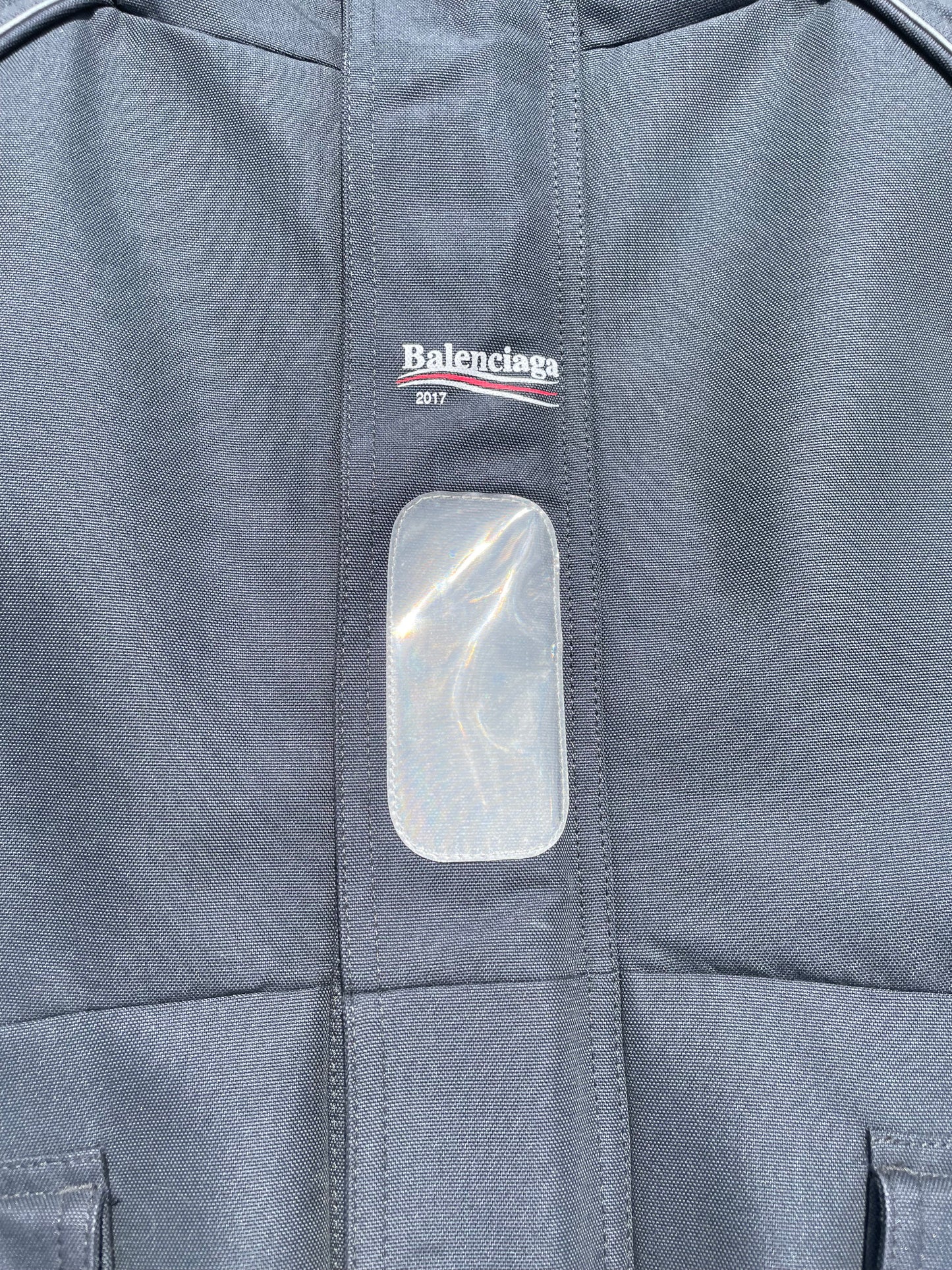 AW17 Balenciaga C-Shape Grey Campaign Parka Jacket