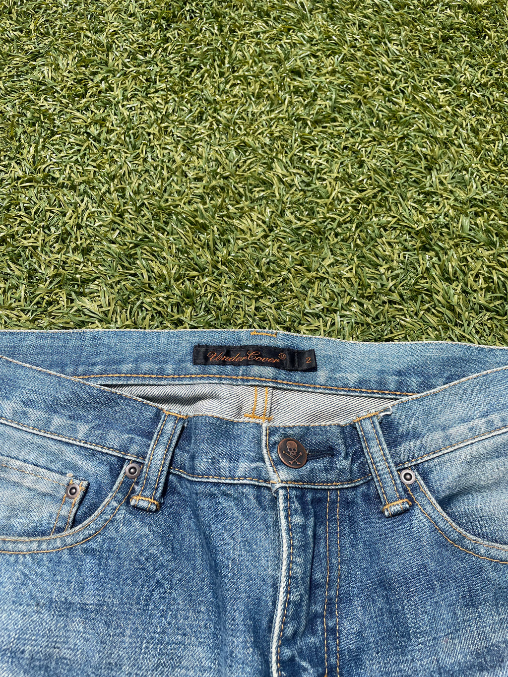 AW05 “Arts & Crafts” - Undercover Distressed Boro Stitch Denim