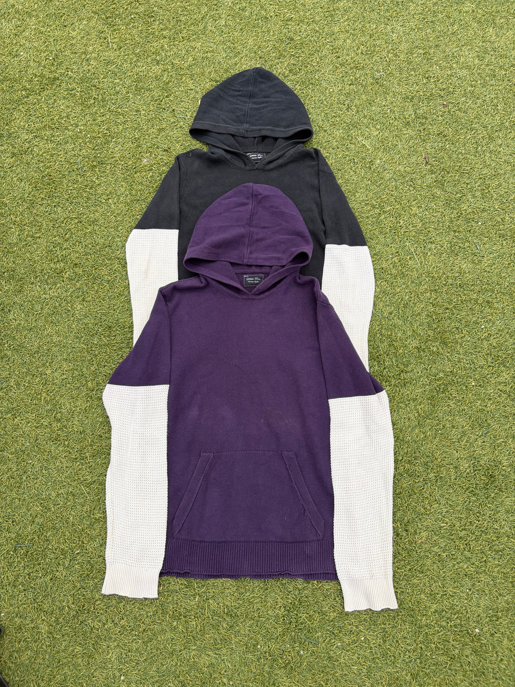 AW03 “Touch Me I’m Sick” - Number (N)ine Thermal Knit Hybrid Hoodie