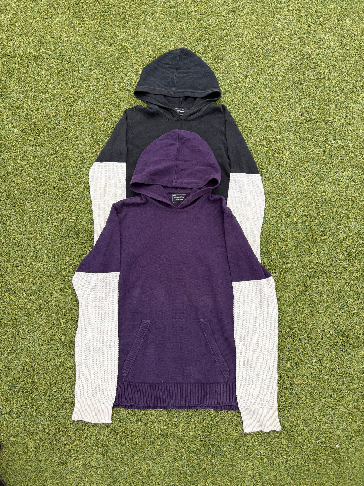 AW03 “Touch Me I’m Sick” - Number (N)ine Thermal Knit Hybrid Hoodie