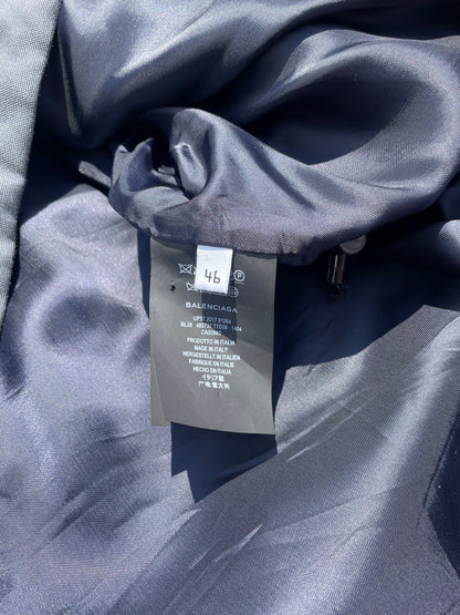 AW17 Balenciaga C-Shape Grey Campaign Parka Jacket