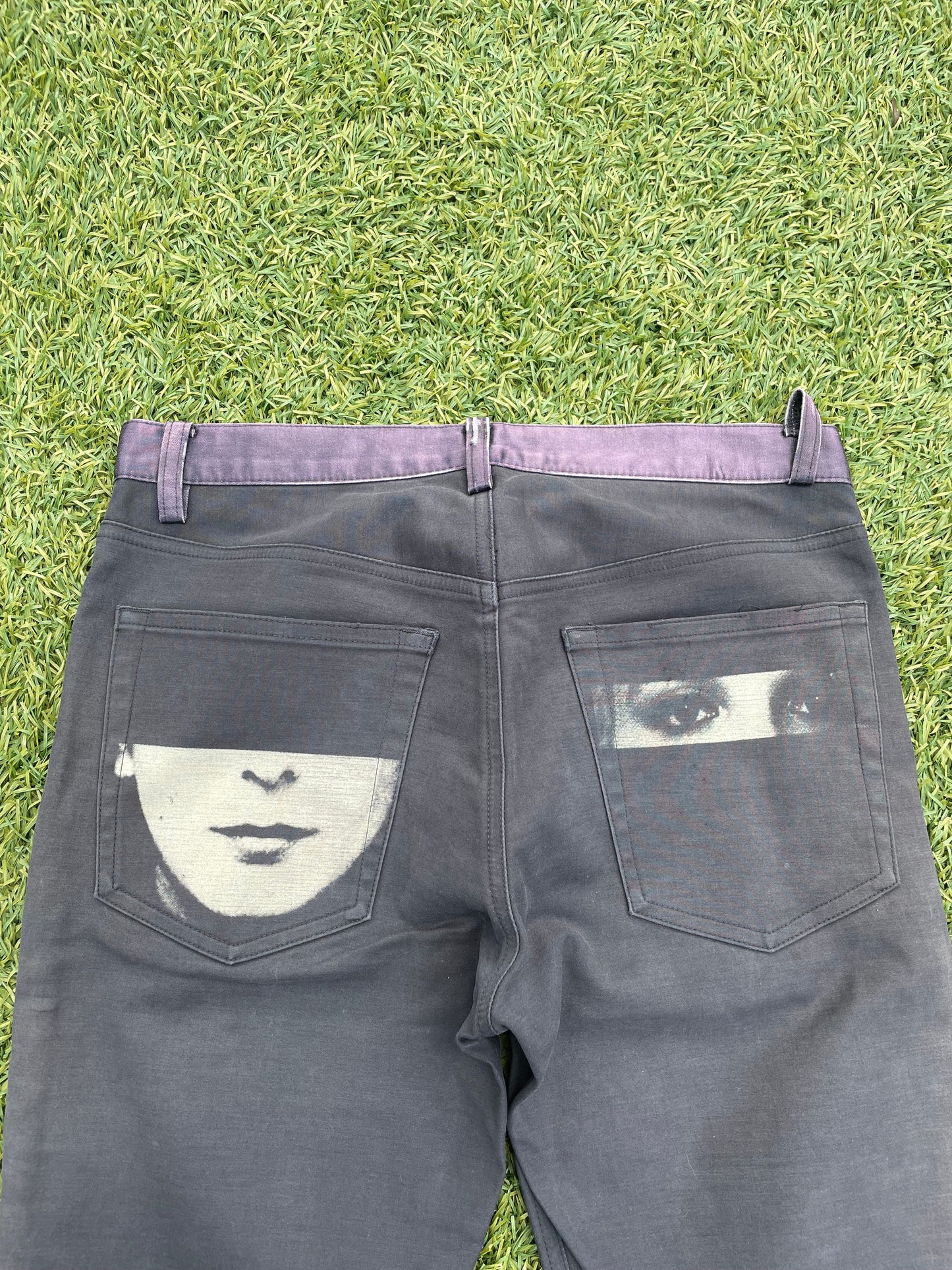 SS07 “Purple” - Undercover Face Print Denim