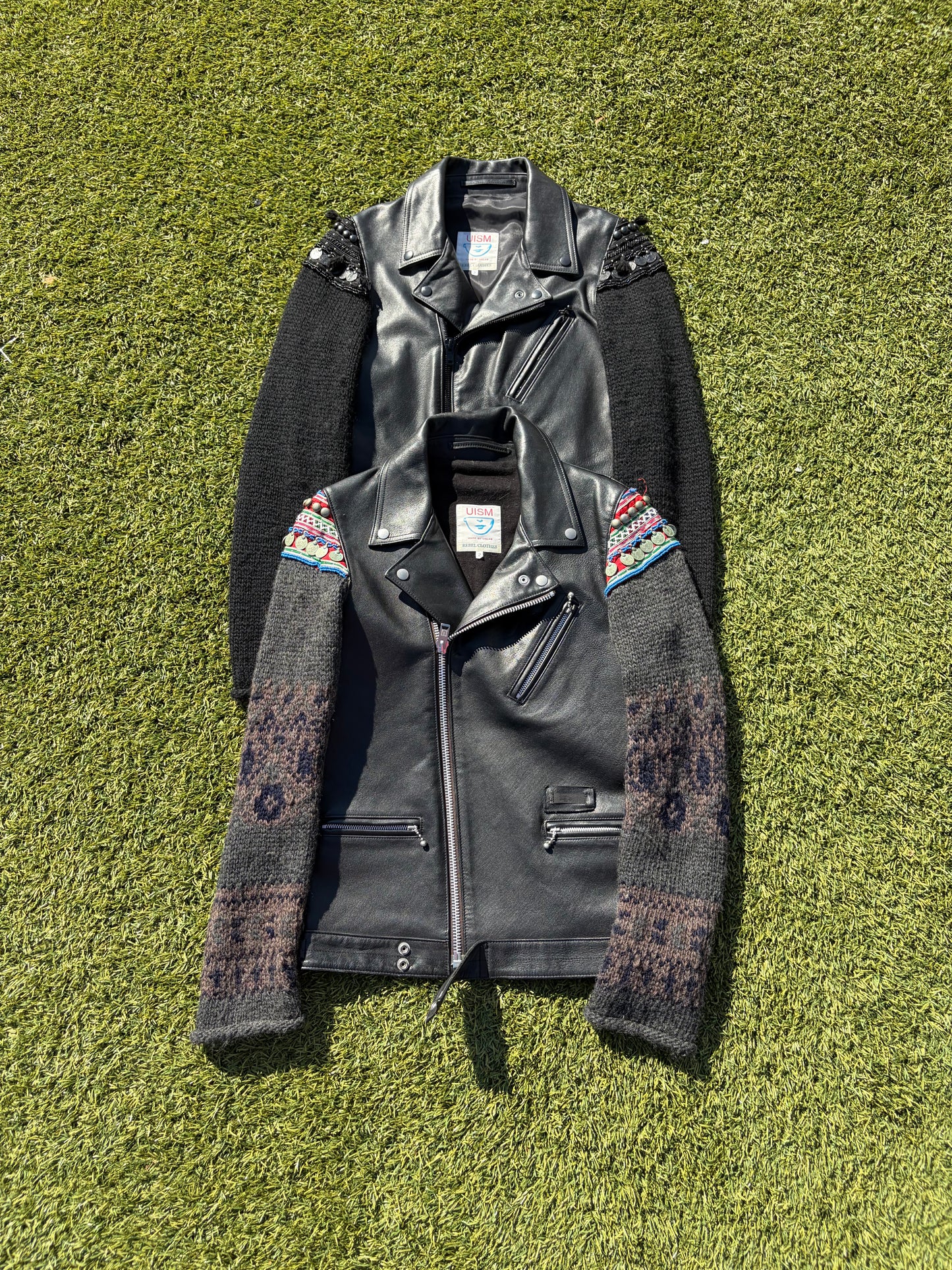 AW09 “Earmuff Maniac” - Undercover Ethnic Moto Leather Jacket