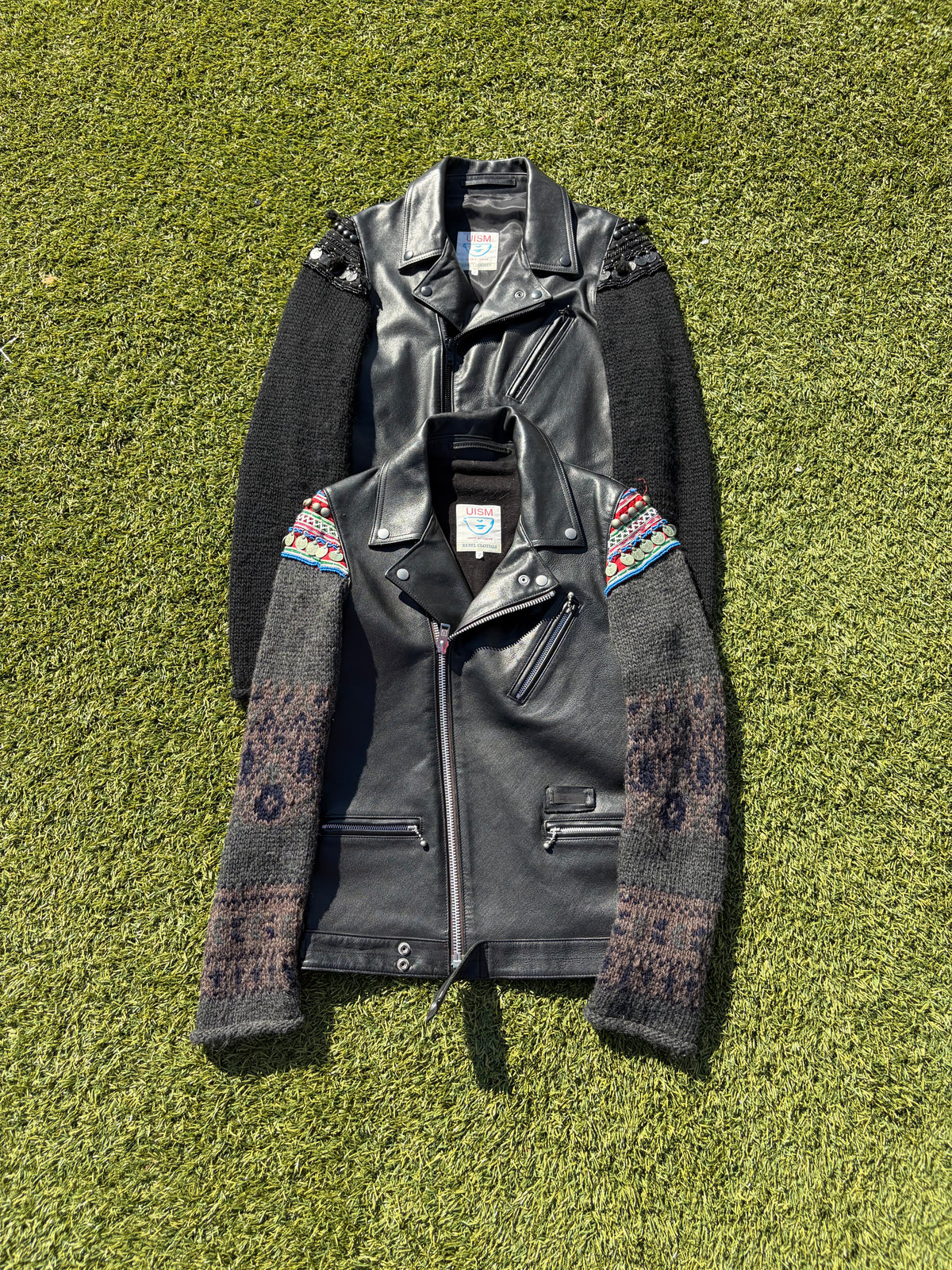 AW09 “Earmuff Maniac” - Undercover Ethnic Moto Leather Jacket